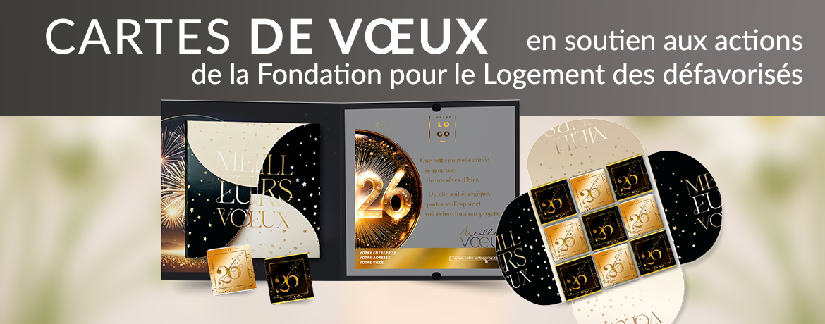 Cartes de vœux écologie nature paysage Fondation pour le Logement